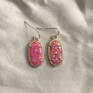 Kendra Scott Magenta Opal Dani Earrings